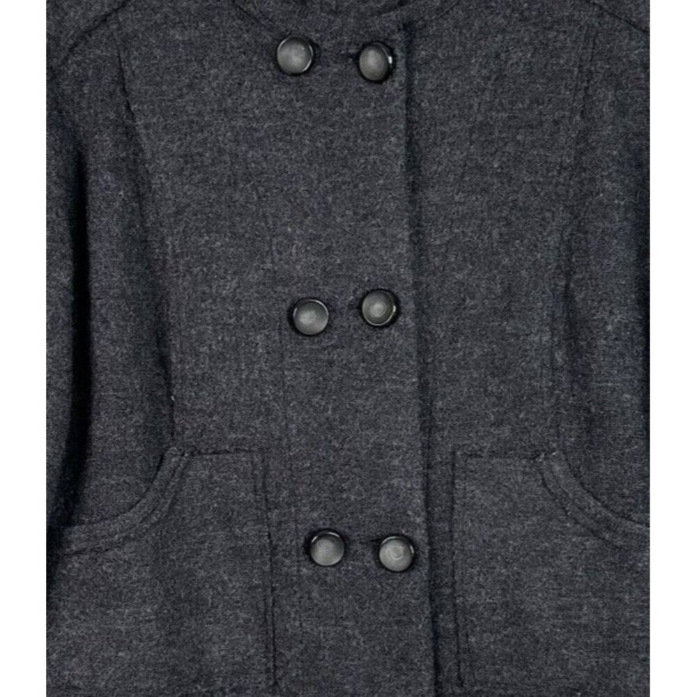 Cabi Wool Jacket Medium Gray Double Breasted Clas… - image 4